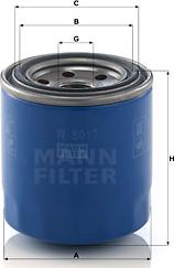 Mann-Filter W 8017 - Filter za ulje www.molydon.hr