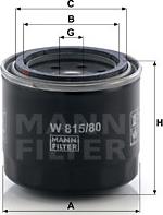 Mann-Filter W 815/80 - Filter za ulje www.molydon.hr