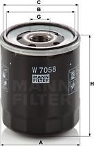 Mann-Filter W 7058 - Filter za ulje www.molydon.hr