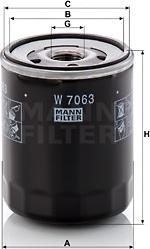 Mann-Filter W 7063 - Filter za ulje www.molydon.hr