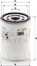 Mann-Filter W 7034 - Filter za ulje www.molydon.hr