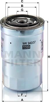 Mann-Filter WK 940/37 x - Filter za gorivo www.molydon.hr