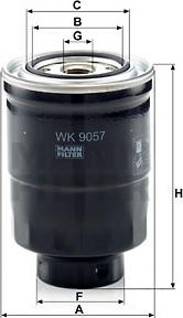 Mann-Filter WK 9057 z - Filter za gorivo www.molydon.hr