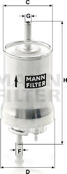 Mann-Filter WK 59 x - Filter za gorivo www.molydon.hr