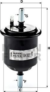 Mann-Filter WK 55/1 - Filter za gorivo www.molydon.hr