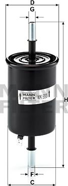 Mann-Filter WK 55/3 - Filter za gorivo www.molydon.hr
