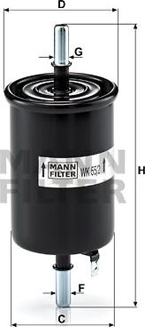 Mann-Filter WK 55/2 - Filter za gorivo www.molydon.hr