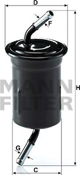 Mann-Filter WK 614/9 - Filter za gorivo www.molydon.hr