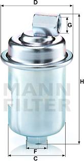 Mann-Filter WK 614/44 - Filter za gorivo www.molydon.hr