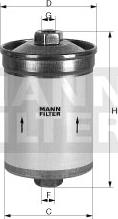 Mann-Filter WK 618/2 - Filter za gorivo www.molydon.hr