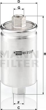 Mann-Filter WK 612/5 - Filter za gorivo www.molydon.hr