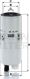 Mann-Filter WK 10 017 x - Filter za gorivo www.molydon.hr
