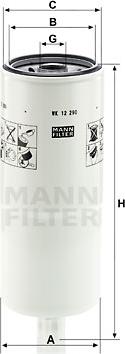 Mann-Filter WK 12 290 - Filter za gorivo www.molydon.hr