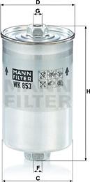 Mann-Filter WK 853 - Filter za gorivo www.molydon.hr