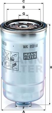 Mann-Filter WK 8019 - Filter za gorivo www.molydon.hr