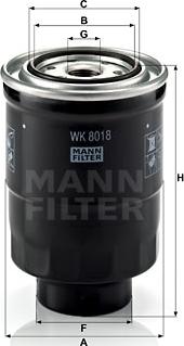 Mann-Filter WK 8018 x - Filter za gorivo www.molydon.hr