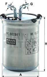Mann-Filter WK 8029/1 - Filter za gorivo www.molydon.hr