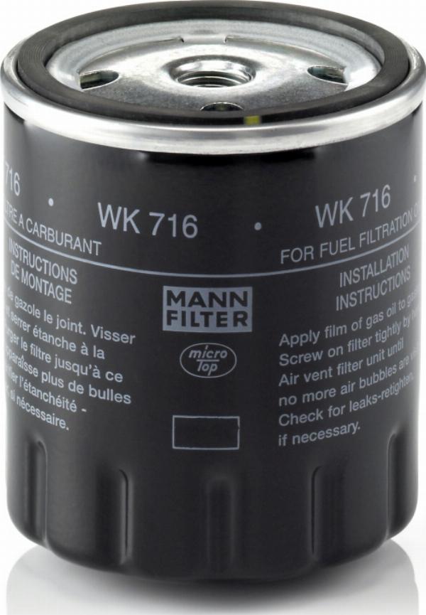Mann-Filter WK 716 - Filter za gorivo www.molydon.hr