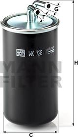 Mann-Filter WK 728 - Filter za gorivo www.molydon.hr