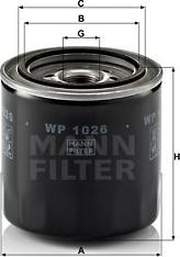 Mann-Filter WP 1026 - Filter za ulje www.molydon.hr