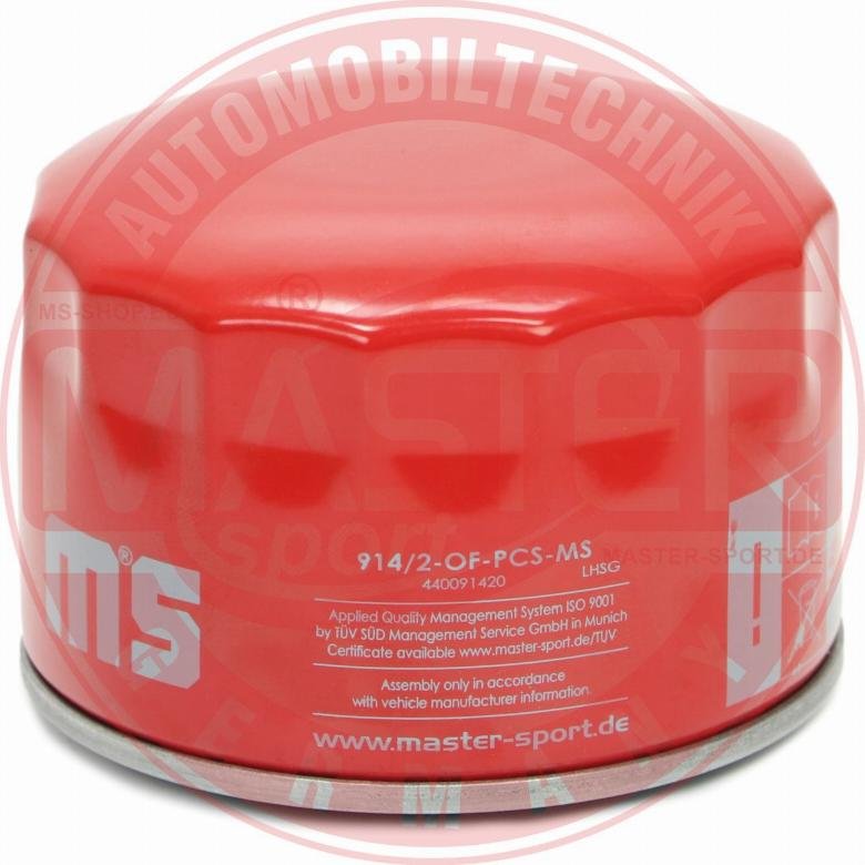 MASTER-SPORT 914/2-OF-PCS-MS - Filter za ulje www.molydon.hr