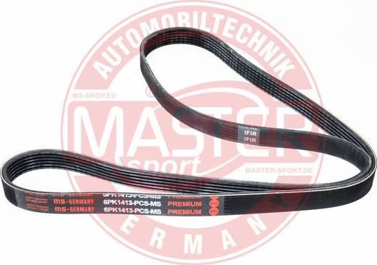 MASTER-SPORT 6PK1413-PCS-MS - Klinasti rebrasti remen  www.molydon.hr