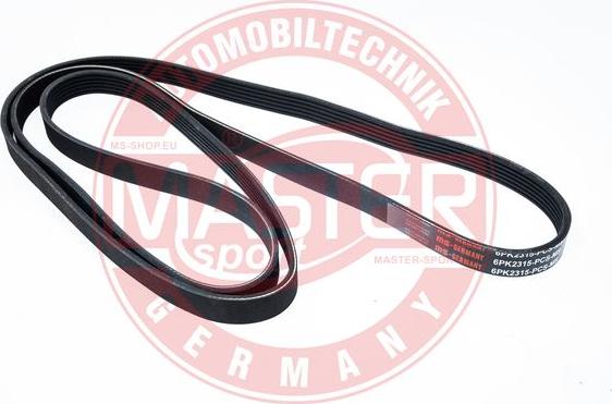 MASTER-SPORT 6PK2315-PCS-MS - Klinasti rebrasti remen  www.molydon.hr