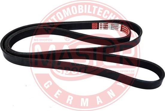 MASTER-SPORT 6PK2205-PCS-MS - Klinasti rebrasti remen  www.molydon.hr