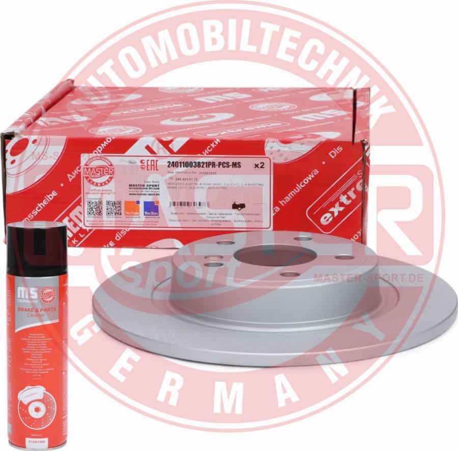 MASTER-SPORT 24011003821PR-PCS-MSP - Kočioni disk www.molydon.hr