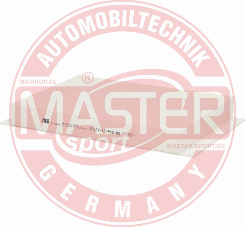 MASTER-SPORT 25002-IF-PCS-MS - Filter kabine www.molydon.hr
