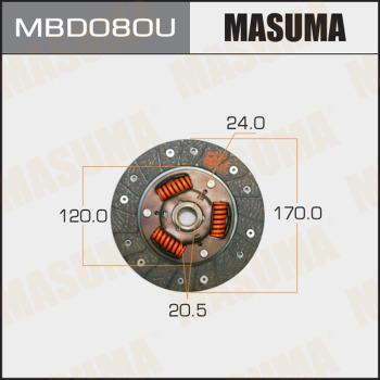 MASUMA MBD080U - Lamela kvacila www.molydon.hr
