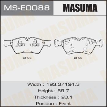MASUMA MS-E0088 - Komplet kočnica, bubanj kočnice www.molydon.hr