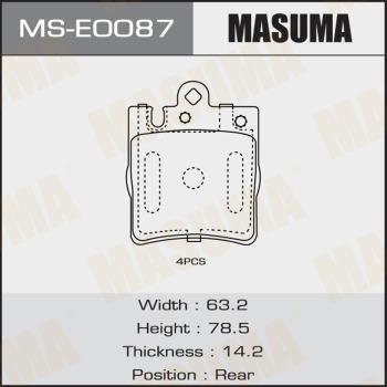 MASUMA MS-E0087 - Komplet kočnica, bubanj kočnice www.molydon.hr