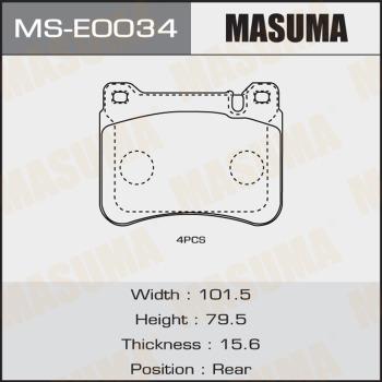 MASUMA MS-E0034 - Komplet kočnica, bubanj kočnice www.molydon.hr