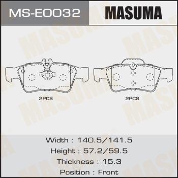 MASUMA MS-E0032 - Komplet kočnica, bubanj kočnice www.molydon.hr