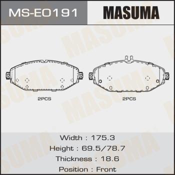 MASUMA MS-E0191 - Komplet kočnica, bubanj kočnice www.molydon.hr