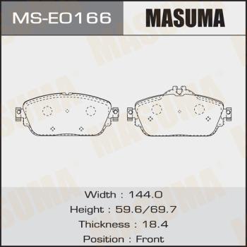 MASUMA MS-E0166 - Komplet kočnica, bubanj kočnice www.molydon.hr