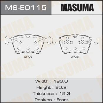 MASUMA MS-E0115 - Komplet kočnica, bubanj kočnice www.molydon.hr
