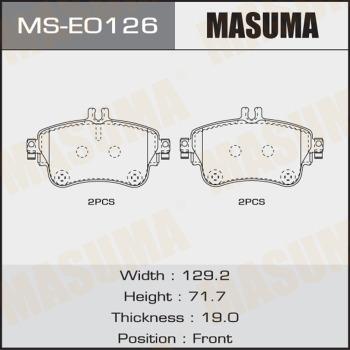MASUMA MS-E0126 - Komplet kočnica, bubanj kočnice www.molydon.hr