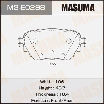 MASUMA MS-E0298 - Komplet kočnica, bubanj kočnice www.molydon.hr