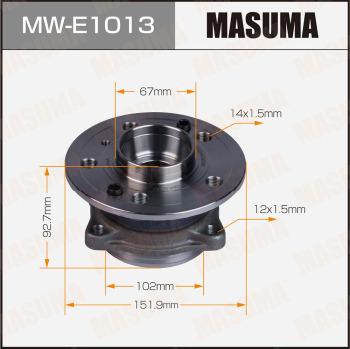 MASUMA MW-E1013 - Komplet Ležaja kotača www.molydon.hr