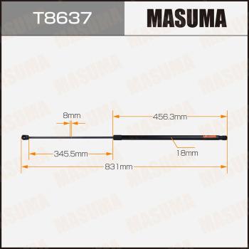 MASUMA T8637 - Plinski amortizer, hauba motora www.molydon.hr