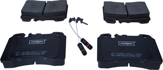 Maxgear 19-0456 - Komplet Pločica, disk-kočnica www.molydon.hr