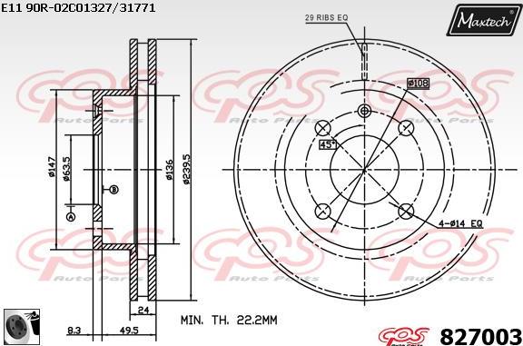 Maxtech 6274515 - kočione čeljusti www.molydon.hr