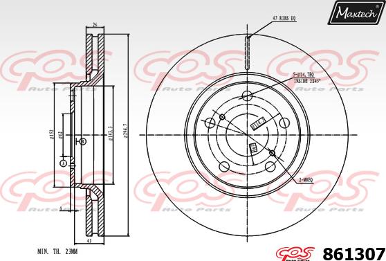Maxtech 6273505 - kočione čeljusti www.molydon.hr