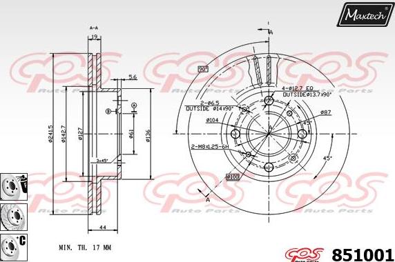 Maxtech 6273500 - kočione čeljusti www.molydon.hr