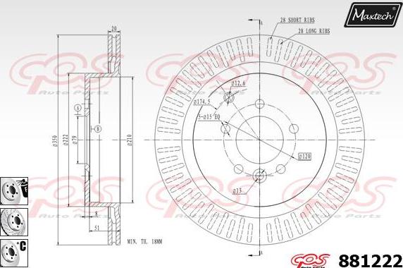 Maxtech 873552 - Kočioni disk www.molydon.hr