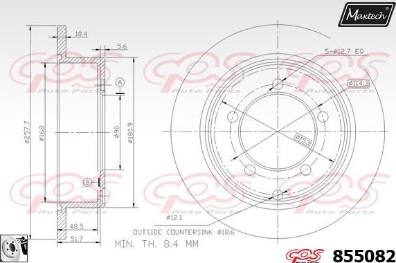Maxtech 72943024 - Klip, kočione čeljusti www.molydon.hr