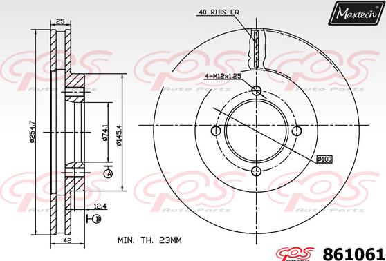 Maxtech 72938029 - Klip, kočione čeljusti www.molydon.hr