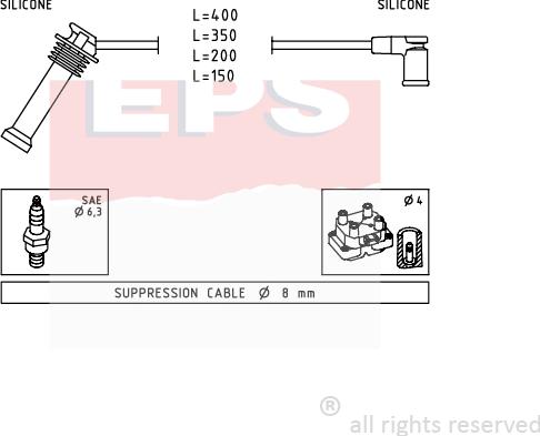 MDR EPS-1499 242 - Set kablova za paljenje www.molydon.hr